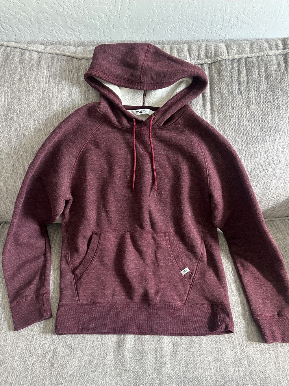 Men’s DSG Burgundy Hooded Sweatshirt